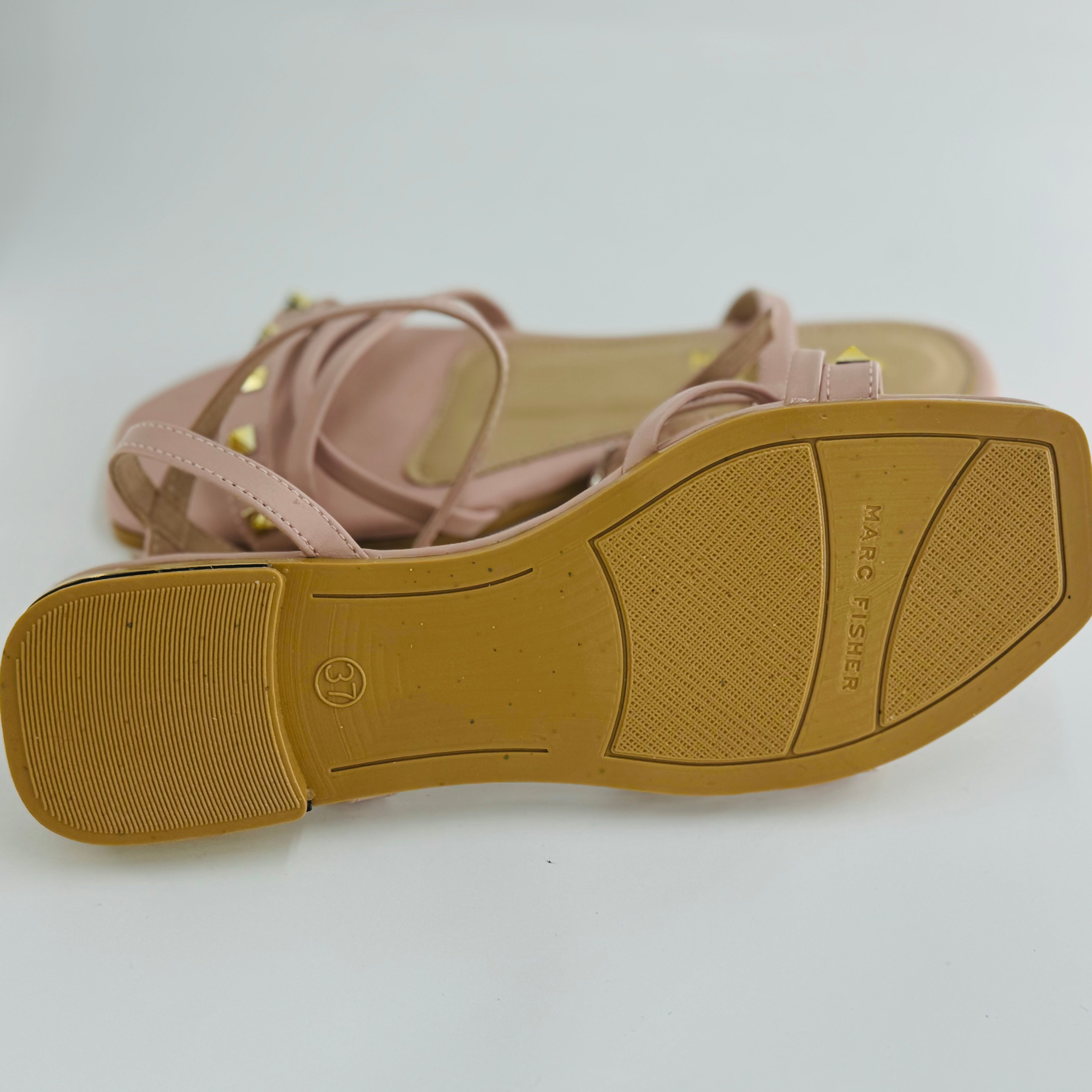 Toe Slip-On Flat Sandals With Comfortable Bare Strap And Open Toe Design