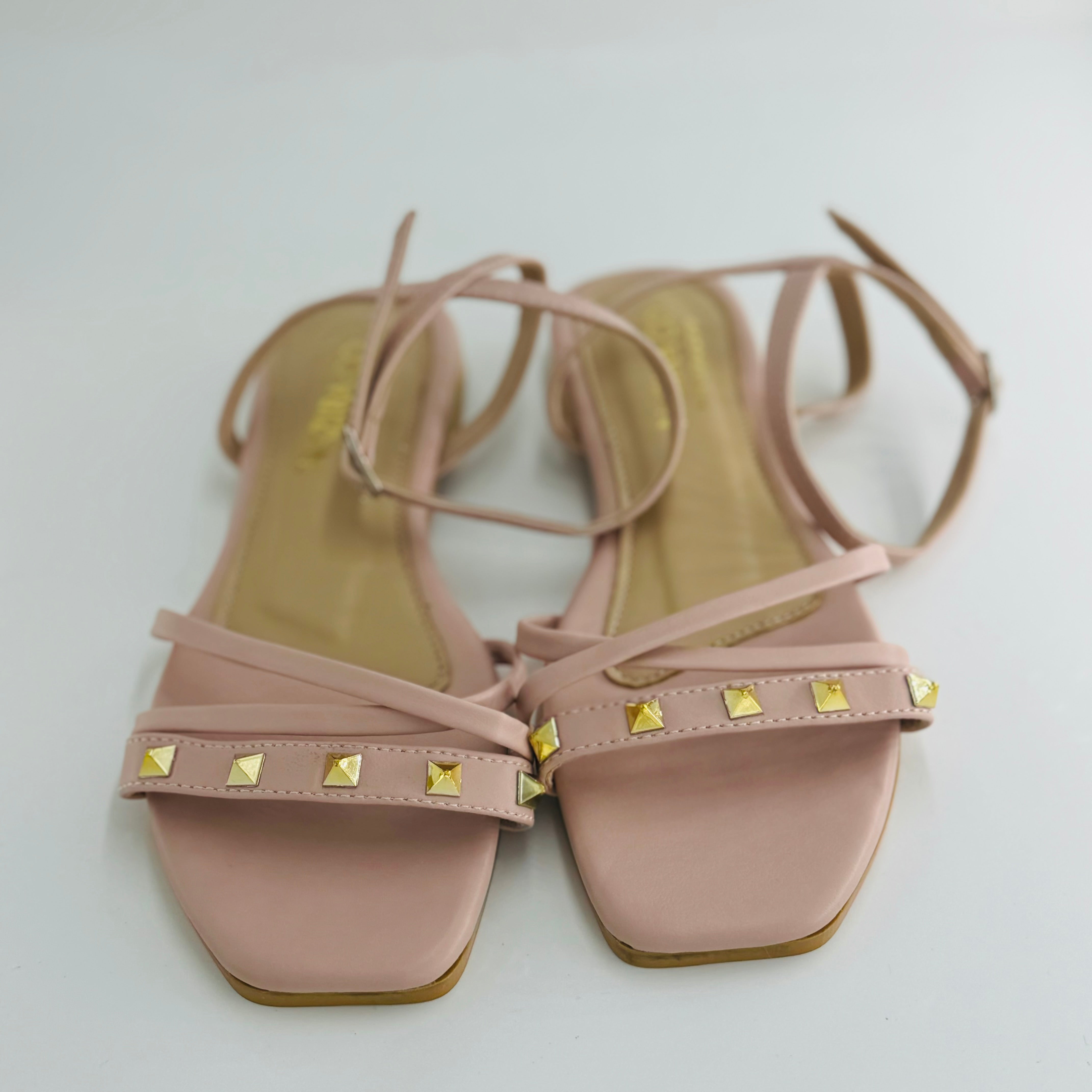 Toe Slip-On Flat Sandals With Comfortable Bare Strap And Open Toe Design