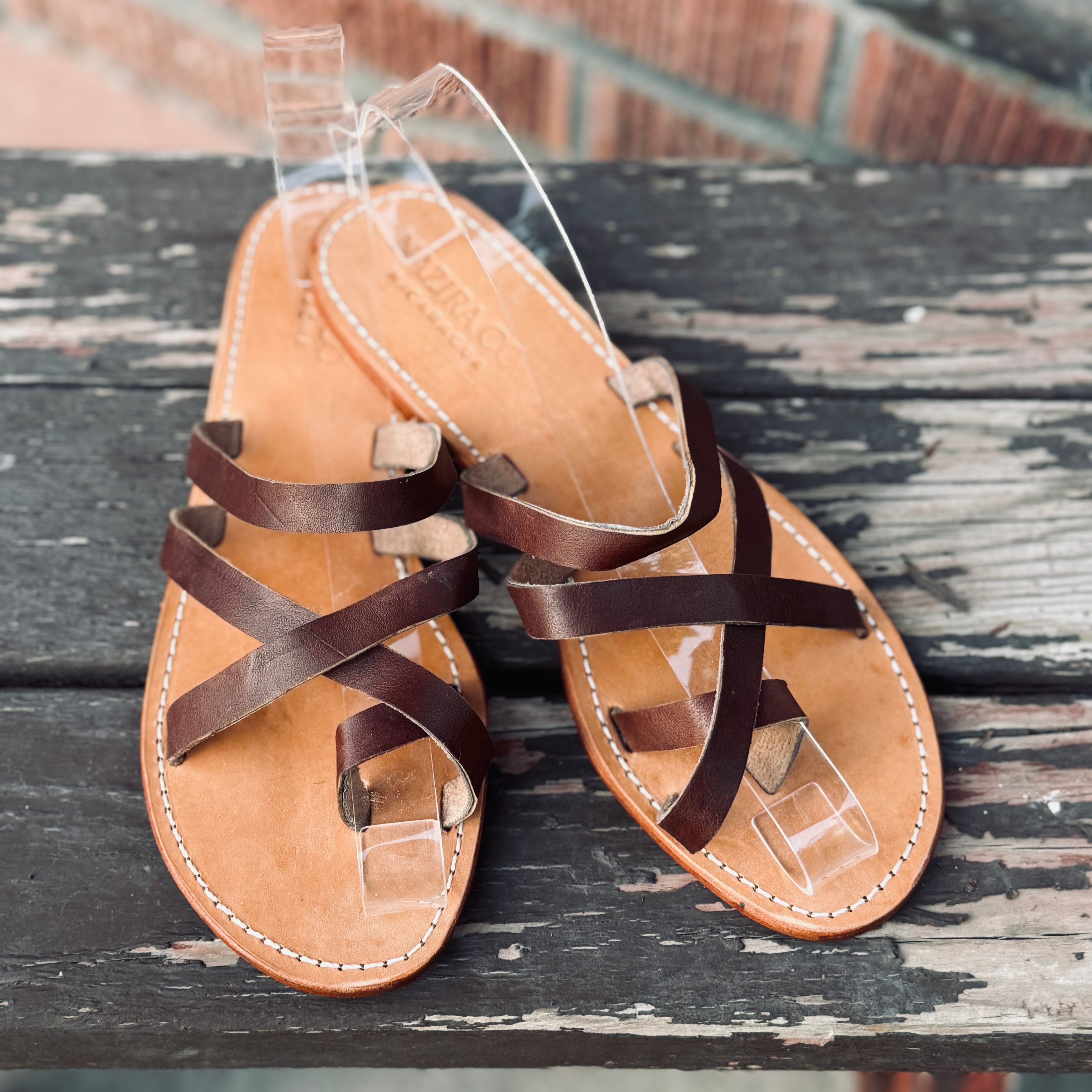 Leather sandals